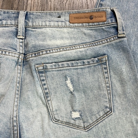 Treasure & Bond Women’s Distressed Mid Rise Skinny Boyfriend Ankle, size 27 - Picture 11 of 13